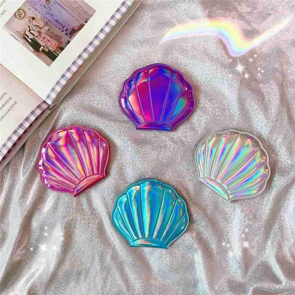 Double Sided Mini Folding Makeup Mirror Portable 2-Face Square Cosmetic Mirror Compact Pockets Mirror for Traveling Womens GiftsXJ240813