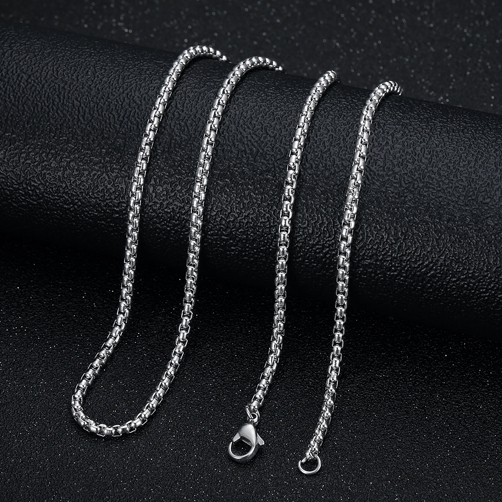 Hip Hop St.Jude Pendant Necklace Full Zircon 316L Stainless Steel Gold Plated Mens Jewelry