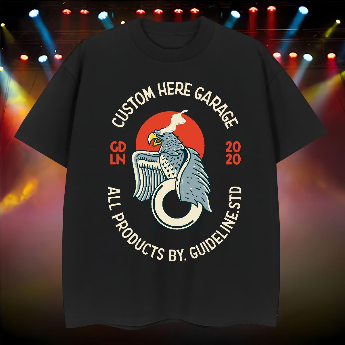 T-Shirts 230g Cotton cool Street Casual Pure Cotton Custom Big Size Men Tees DIY Customized Unisex Polos
