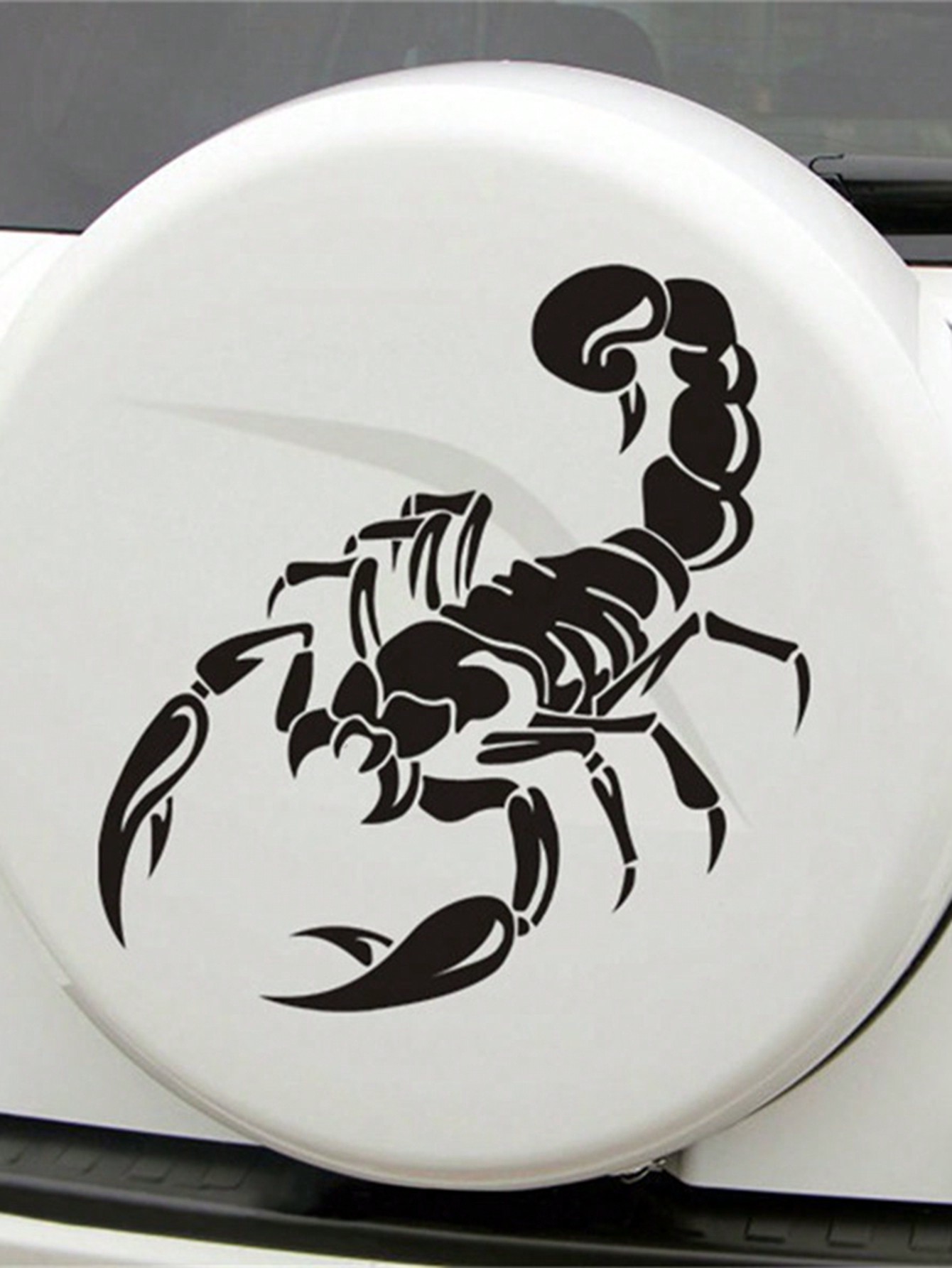 Large car stickers personalized car body stickers reflective film engraved Scorpion King door hood stickers