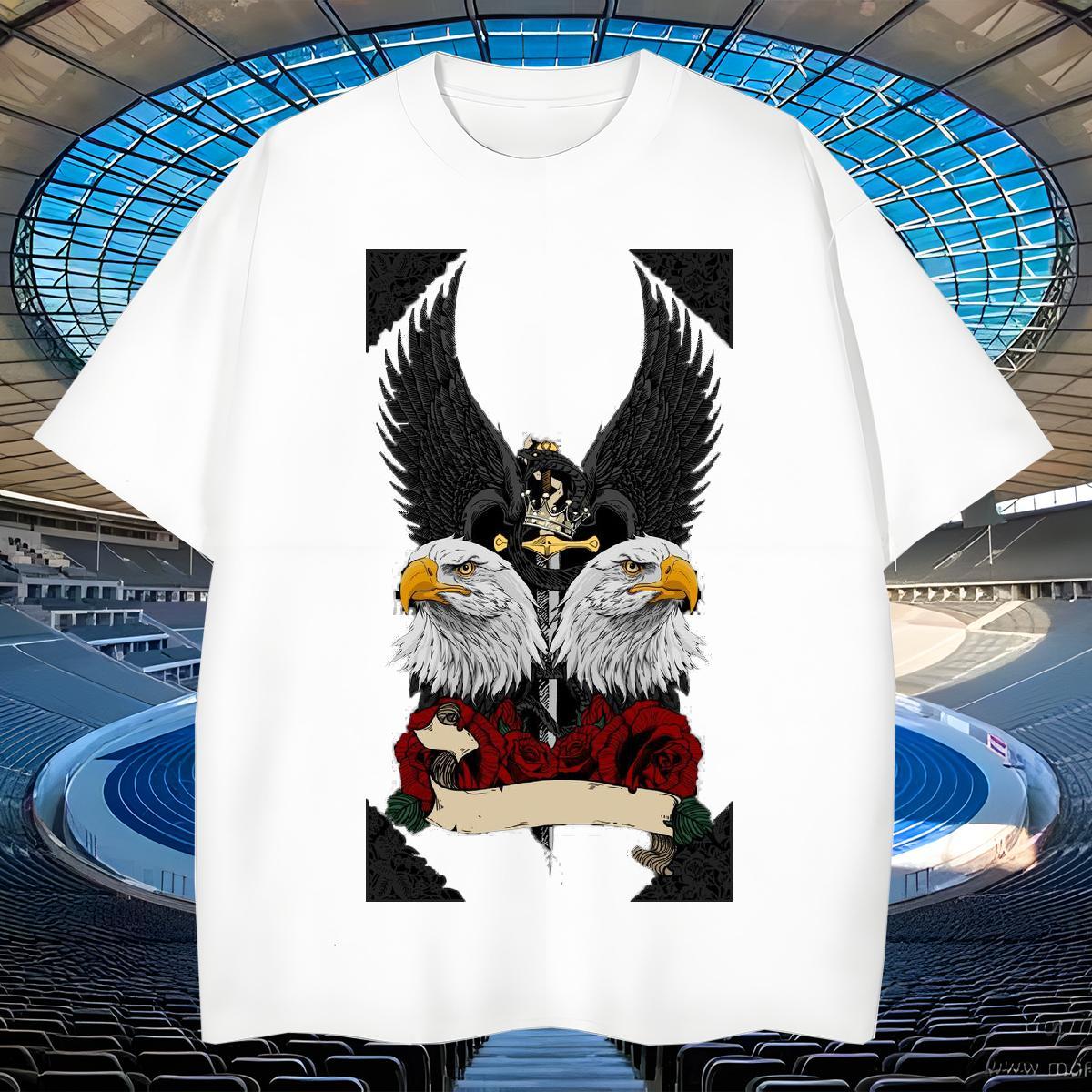Classic Man T Shirts cool Short Sleeve Soft Casual Plus Size Custom 100% Cotton 230g Couples T Shirts Fashion Casual Top Tees