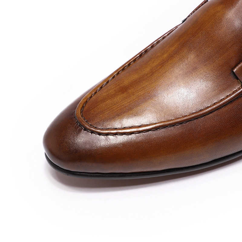 CMM Classic One Foot Casual Mens Shoes with Leather Top for Mens Wedding Banquet Leather Shoes for Men and Leather Shoes for Men