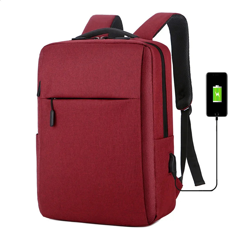 highcapacity commercial backpack USB charging multifunctional computer bag forex shoulder 240813