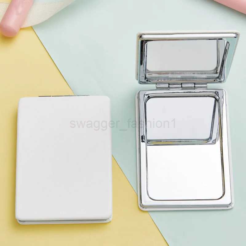 Folding Mirror Pocket Mini Portable Makeup Mirrors Travel Hand Small Mirror Vanity Foldable Compact Cosmetics ToolsXJ240813