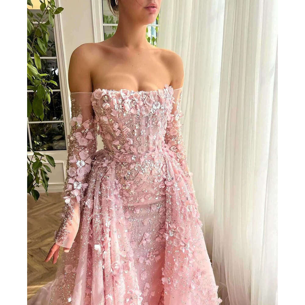 Pink Sheath Gown Wedding Dresses Appliques wers Pattern Lace Bridal Gowns Big Vestidos De Novia Custom Size Colour