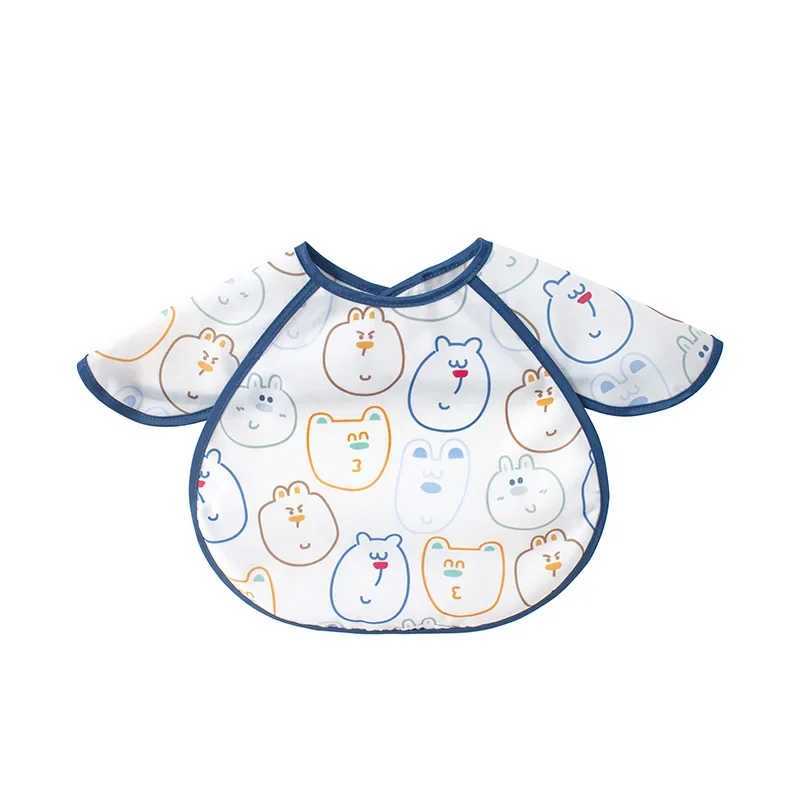 Bibs Burp Cloths Waterproof Baby bibs Newborn Apron Kids Burp Cloths Lunch Feeding Bib Cute strawberry bear Cartoon Pattern Toddler AccessoriesL4812