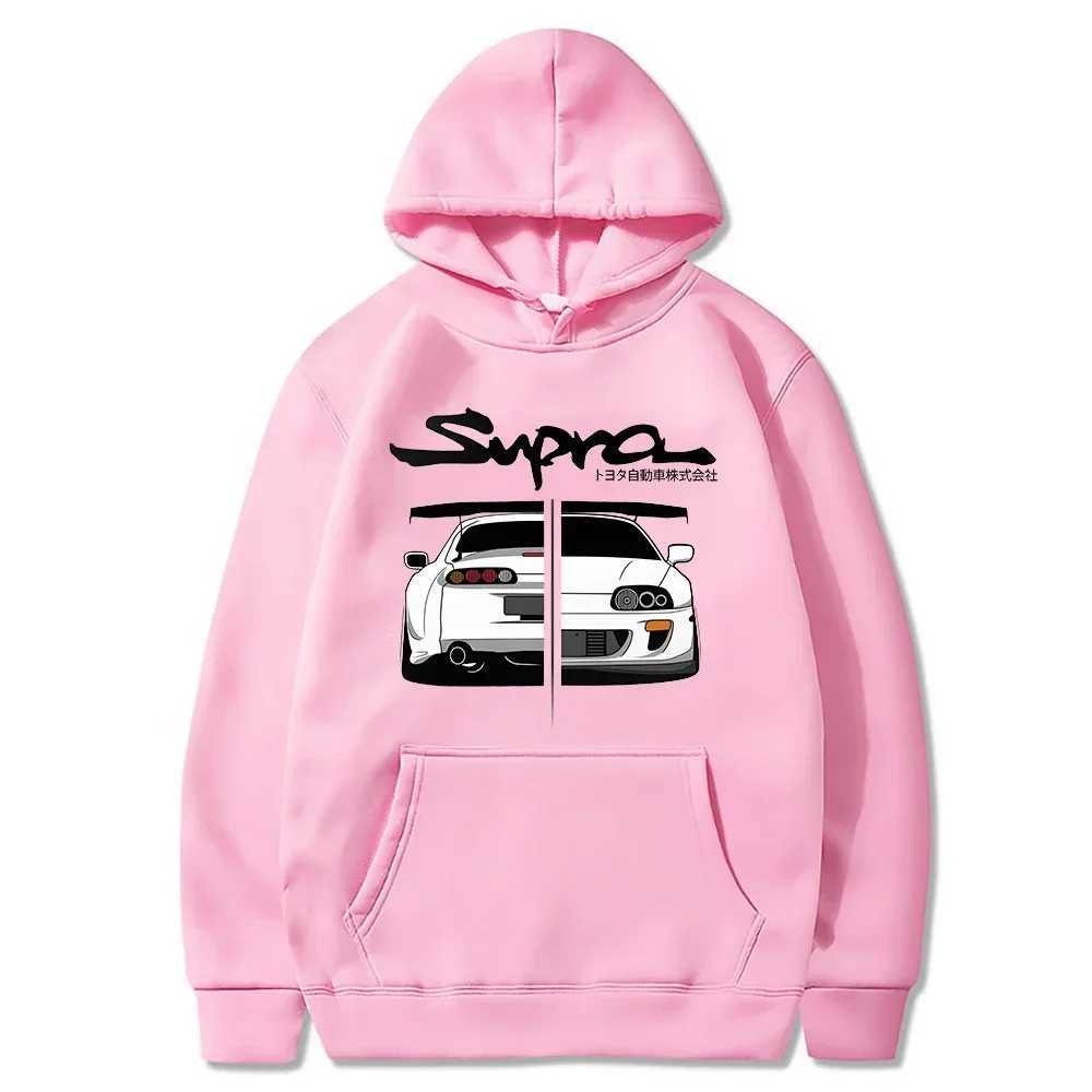 Initial D Supra Hoodies For Men And Women Manga Print Loose Casual Sweatshirt Long Sleeve Japanese Style Spring Autumn S-3XL XJ250621