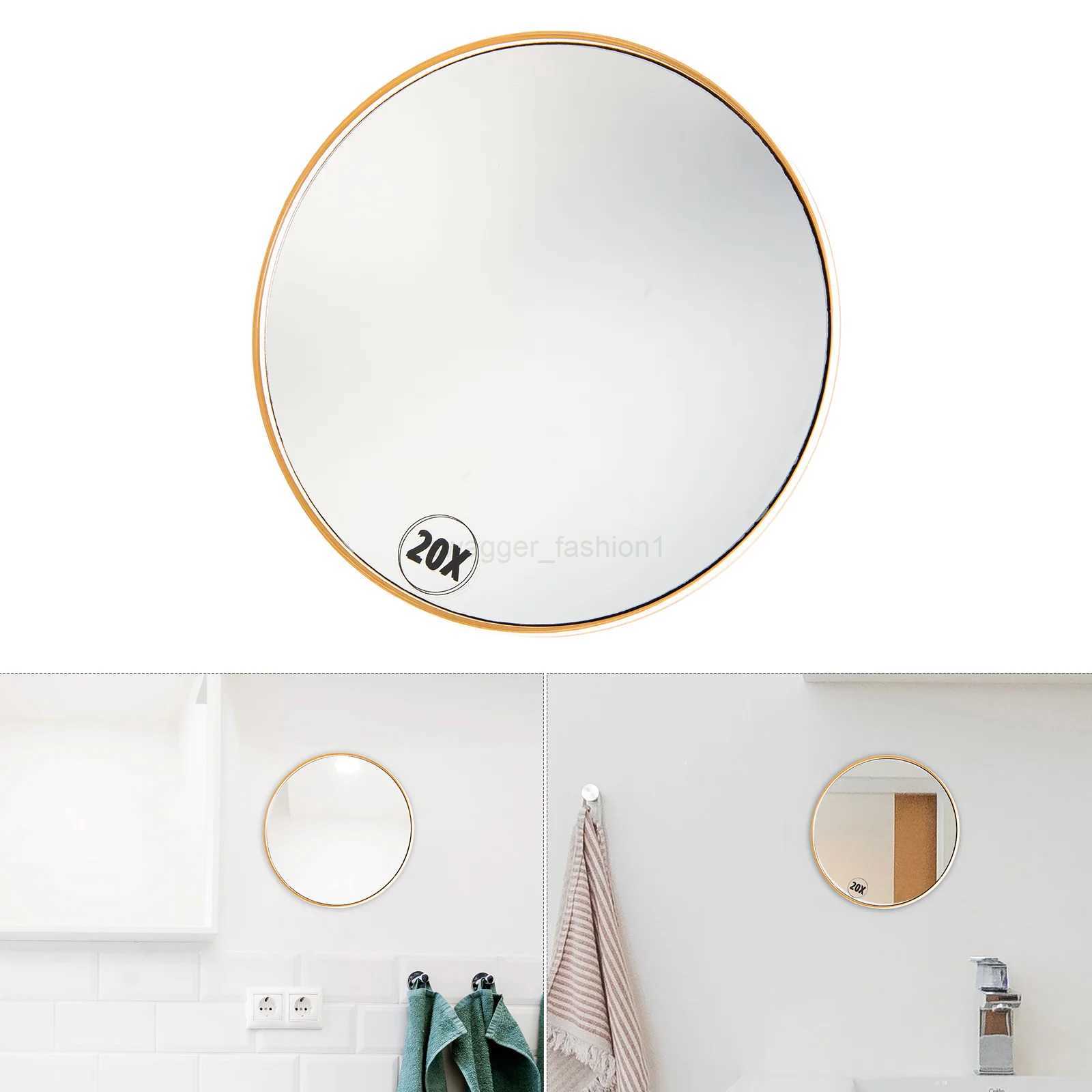High Magnification Bathroom Mirror Flexible Makeup Mirror 20X Magnifying Mirror With Suction Cups Cosmetics Tools Round MirrorXJ240813