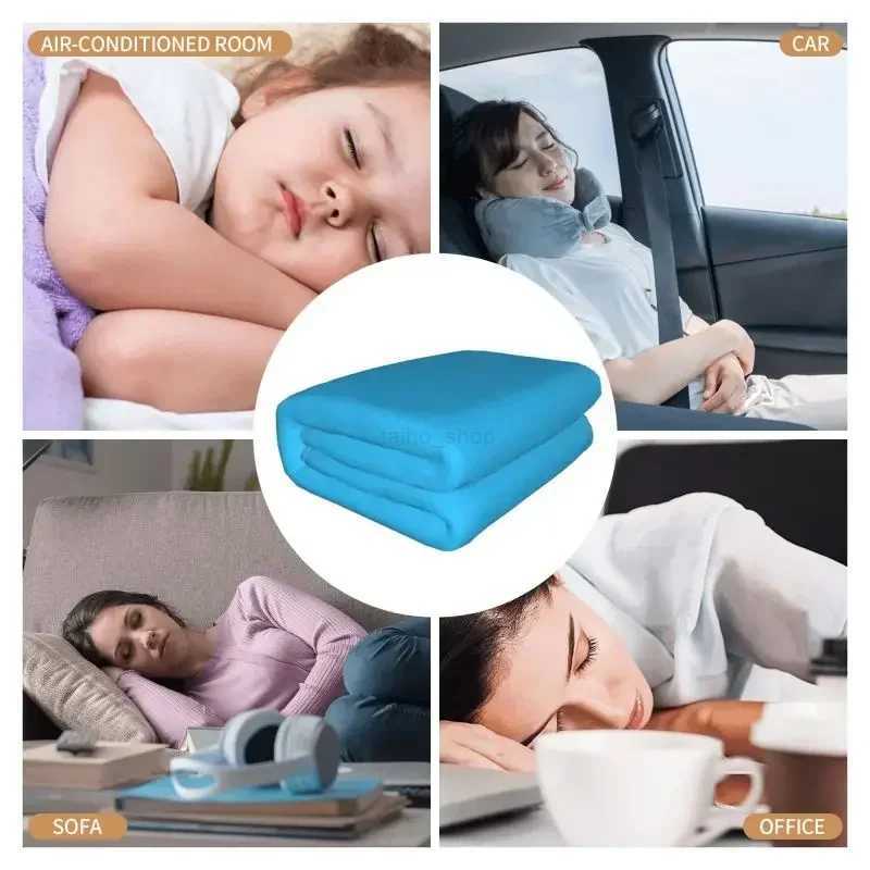 Cute Chiikawa Cartoon soft Blanket Used for Sofa Bedroom Travel Camping Livingroom Office CouchChairHomegirls GiftXJ240813
