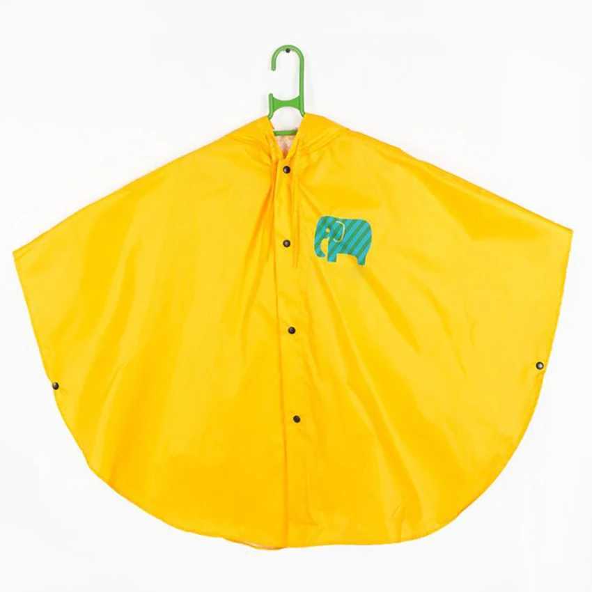 Children Raincoat Cartoon Cute Portable Kids Children Rain Ponchos Reusable Hooded Raincoat Rainwear with Storage Bag S M L Y240810