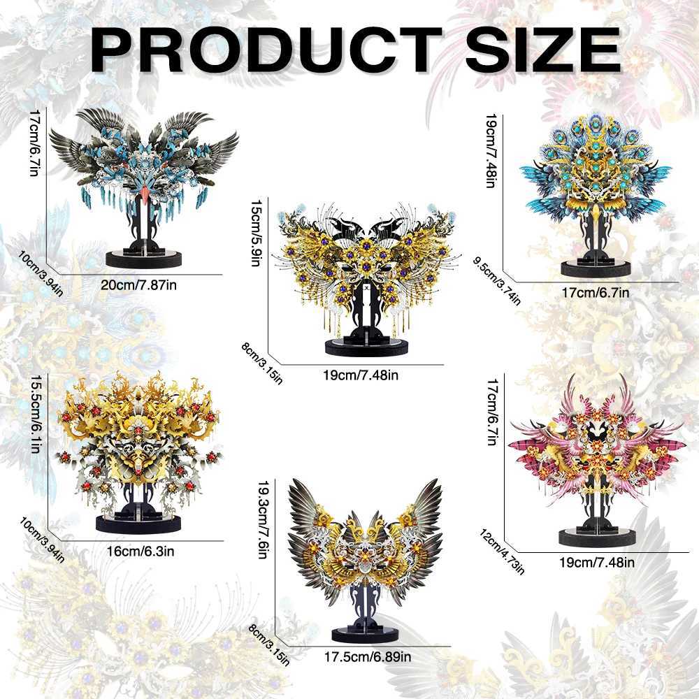 Piececool 3D Metal Puzzle Magic Decoration Jigsaw Assembly Model Kits DIY Toys Gifts for Adult Y240812