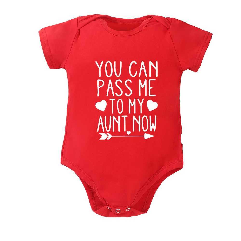 You can now take me to my aunts place baby American sTYle Harajuku fun cute newborn boys clothing cotton comfortable breathable jumpsuit W240812