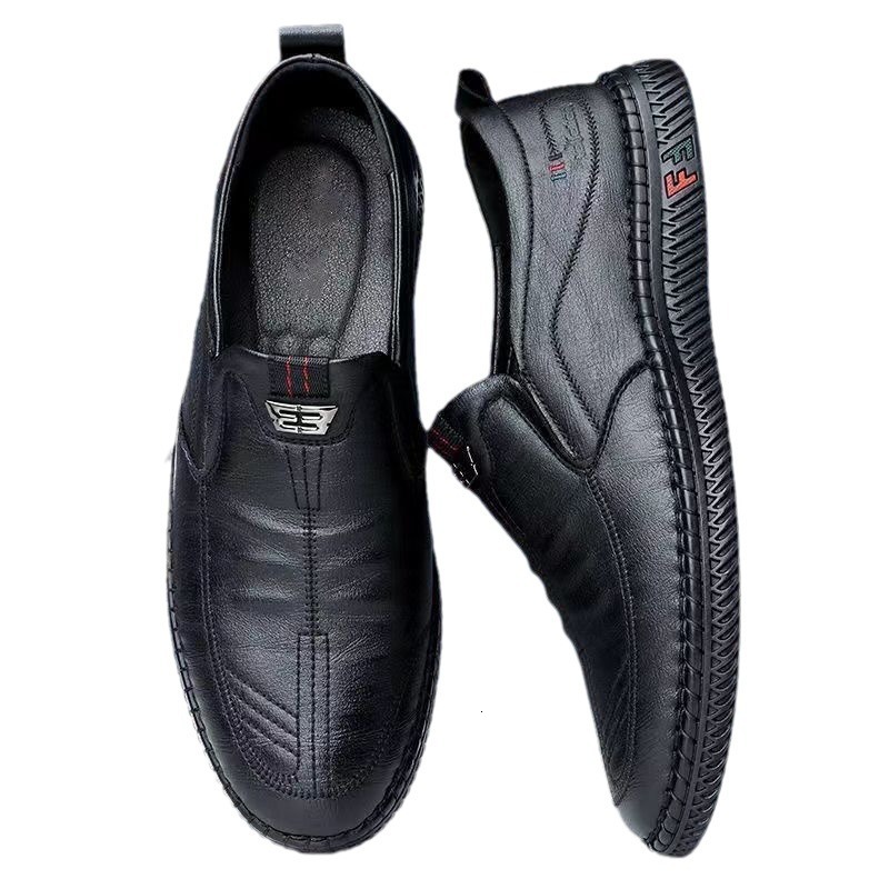 Leather Men S Business Leisure With Slip Resistant Breathable Soft Soled Suitable For Middle Aged And Elderly Outdoor Shoes