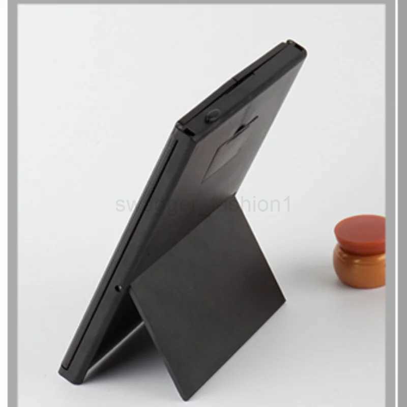 Portable LED Light Makeup Mirror Vanity Lights Compact Make Up Pocket Mirrors Vanity Cosmetic Hand Folding Led Mirror LampXJ240813