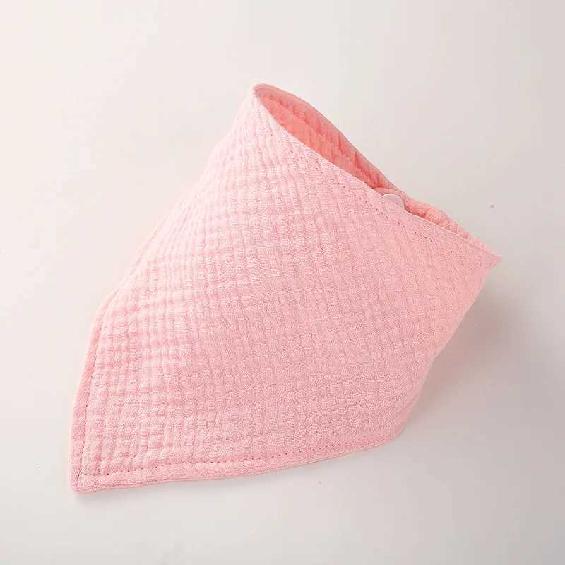 Bibs Burp Cloths Baby Bibs Infant Cotton Solid Color Triangle Scarf Feeding Saliva Towel Bandana Burp Cloth For Newborn Boys Girls Soft BibL4812