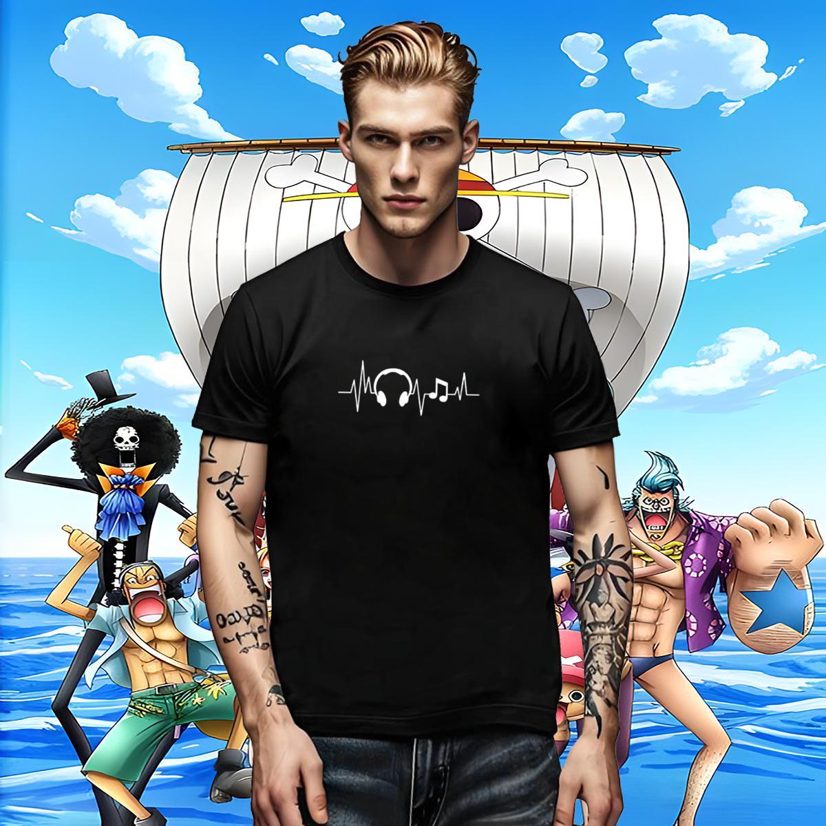 Classic Men Tshirts Outdoor 230g 100% Cotton Cartoon Print Breathable Short Sleeve letter Mens T Shirts 2024 Summer Tees Shirts