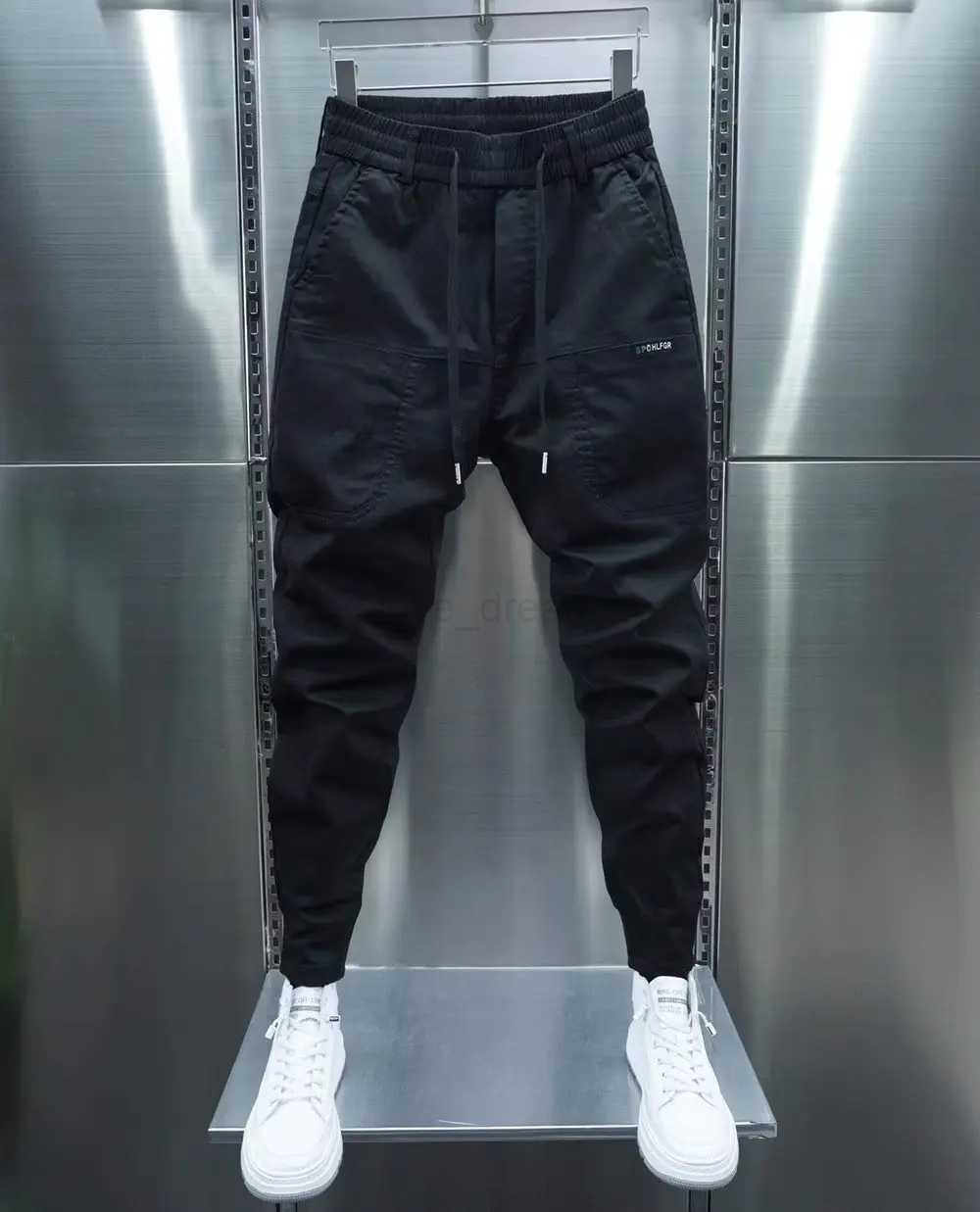 Cargo Pants Men Streetwear Cotton Joggers Hip Hop Fashion Sweatpants Male Casual Harem Trousers Summer Harajuku Pants Men WomenXJ240813