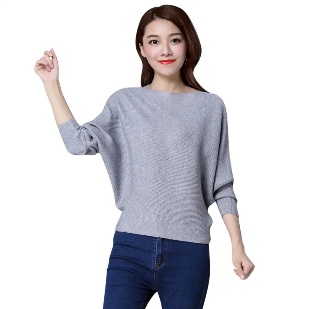 Fashionable winter trend sweater minimalist womens long sleeved highquality round neck knitted elastic short top 240812
