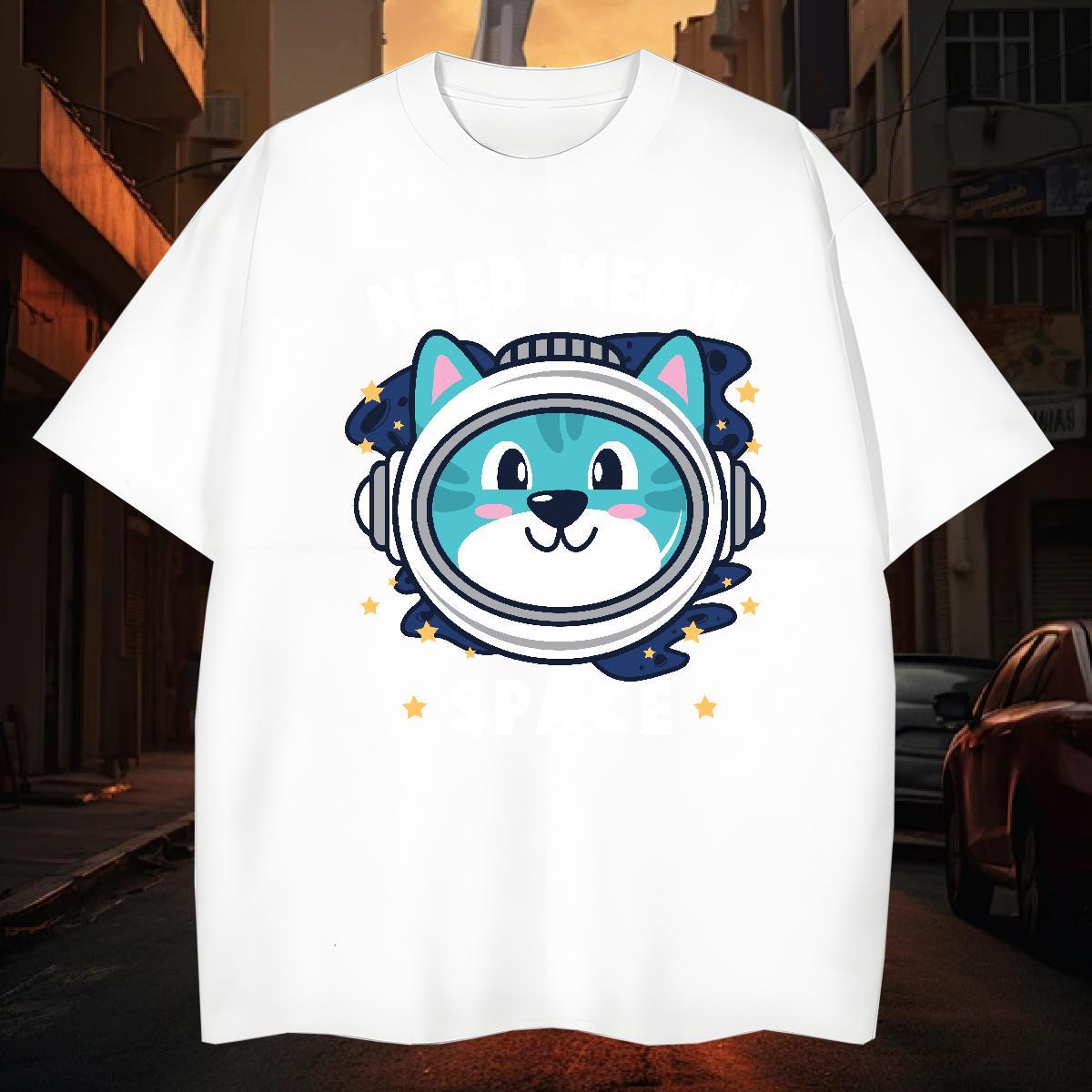 Men T Shirts 100% Cotton 230g cute Anime Printing Street Pure Cotton Custom Cartoon Men Tops Tees Free Shipping Comfortable Tops Shirt