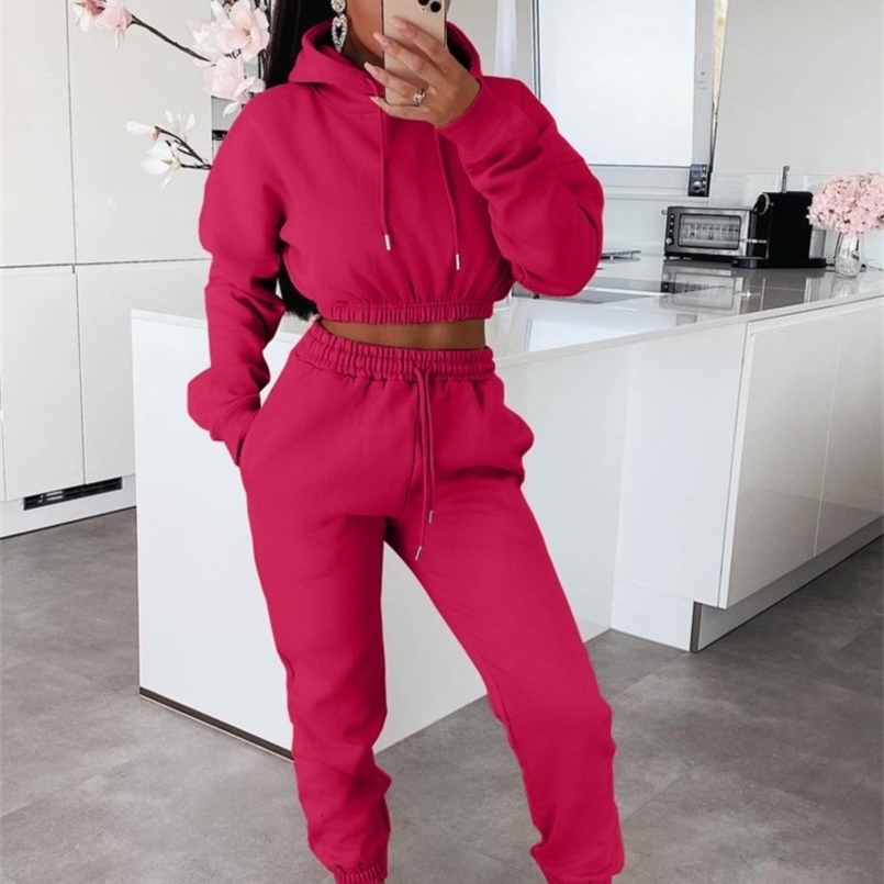 Sporty Fitness Tracksuit Active Wear Workout Sweatshirt Top And Sweatpants Jogger Casual Sweat Suit Ensemble Women Two Piece Set 240812
