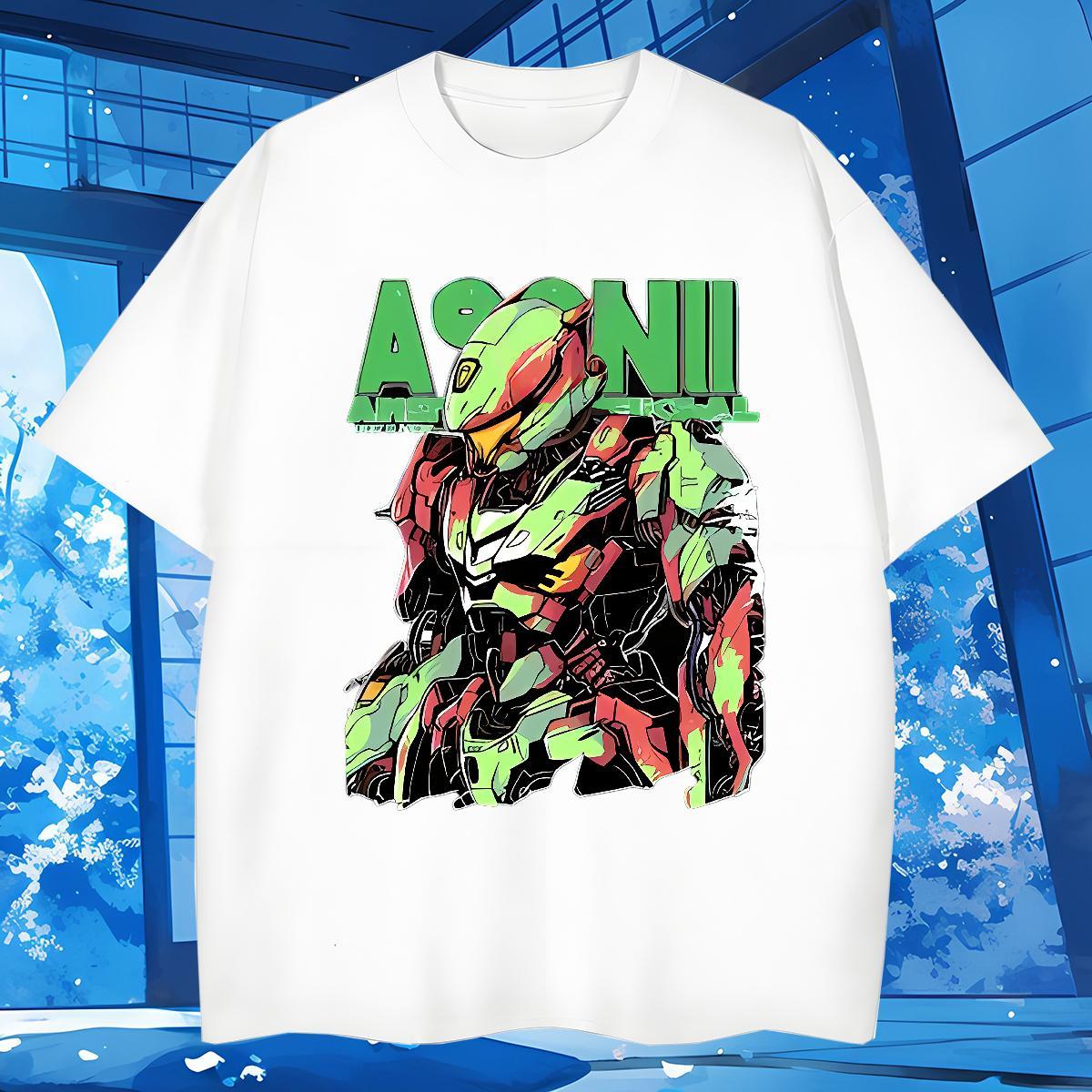 Designer robot T Shirts Men Beach Men Tees 100% Cotton 230g 2024 New Crew Neck Oversized 4XL Tops Shirt