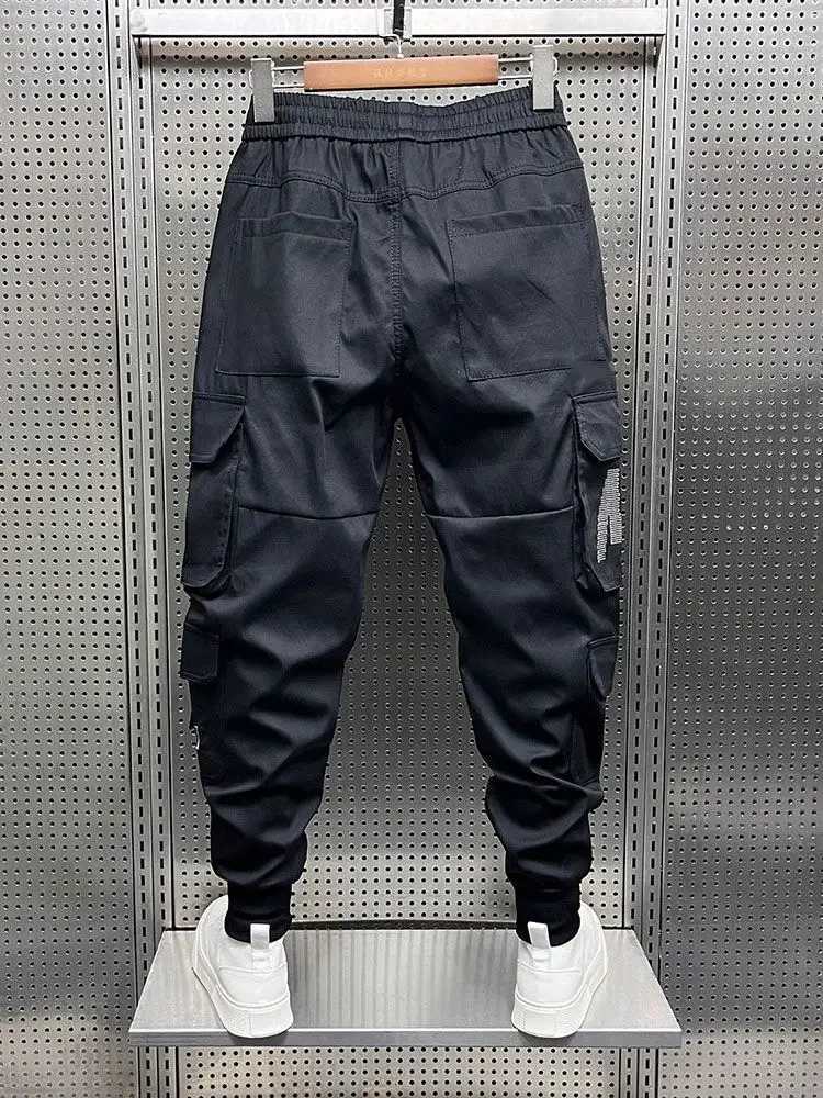 Luxury Brand Mens Clothing Fashion Hip Hop Street Pants Multi-Pocket Cargo TrousersXJ240813