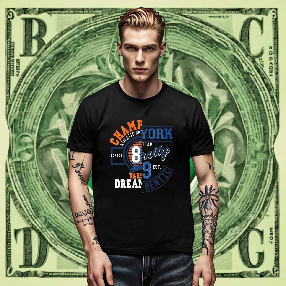 Brand Tshirts Spring Summer 230g 100% Cotton Asian Size Short Sleeve O-Neck letter T Shirts Men 2024 Summer Tops Tees