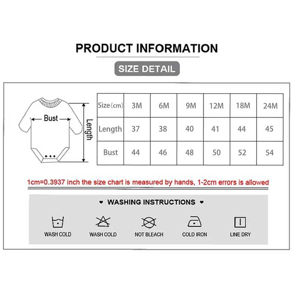 Summer Baby Onesie Funny Text Print Cute newborn boy and girl clothing Sleepwear Cotton short sleeved crew collar Family toddler jumpsuit W240812