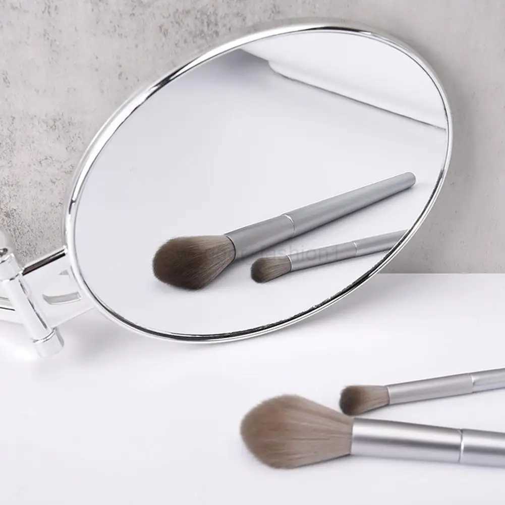 3X Magnifying Light Makeup Mirror Double Sided Makeup Vanity Mirror Handheld Mirrors Mirror Cosmetic Tools 3 StylesXJ240813