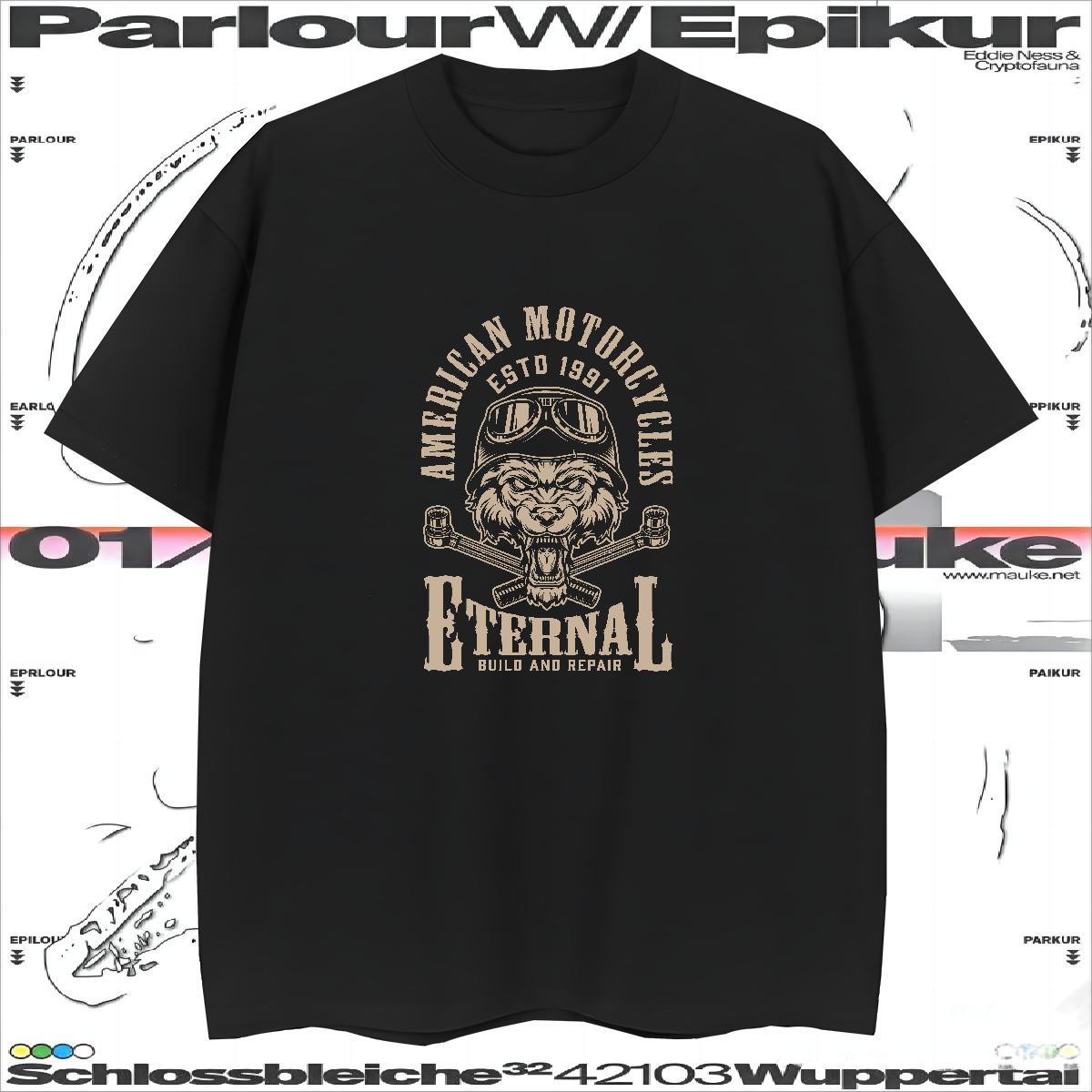Wholesale Mens T Shirts Breathable Crew Neck Spring Summer Skull 230g 100% Cotton Men Tshirts Casual New Tops Shirt