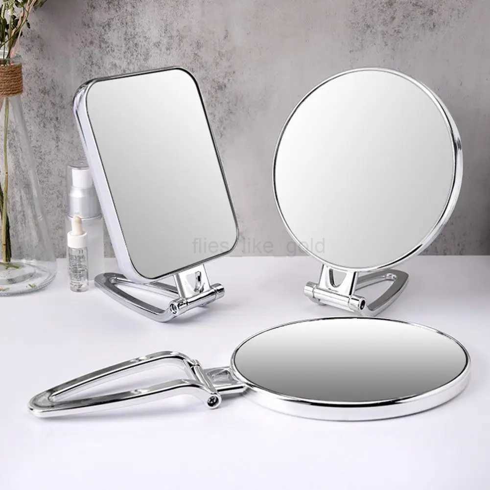 3x magnifying glass makeup mirror double-sided makeup mirror makeup mirror handheld mirror makeup tool W240813