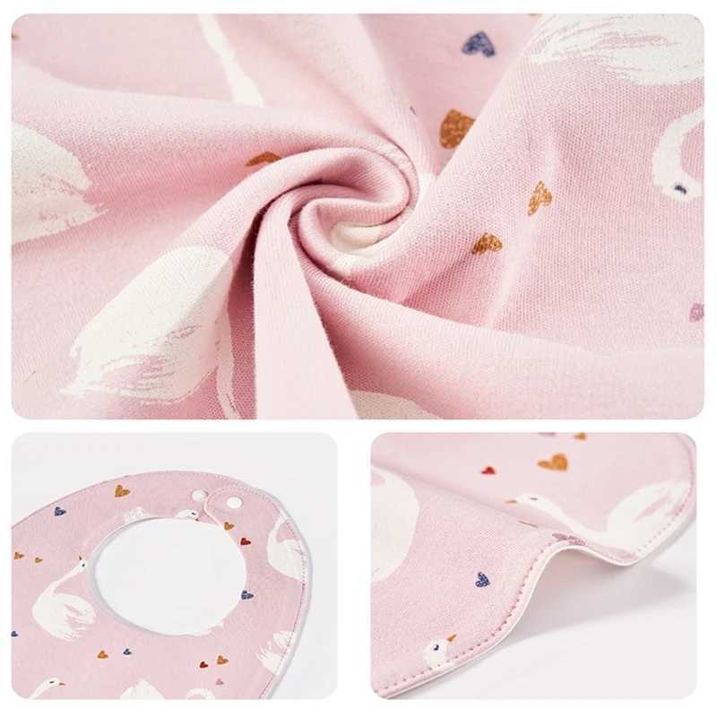 Bibs Burp Cloths New Waterproof Baby Bibs Cute Printed Newborn Saliva Towel Burp Cloths U-shape Baby Feeding Drooling Bib Baby AccessoriesL4812