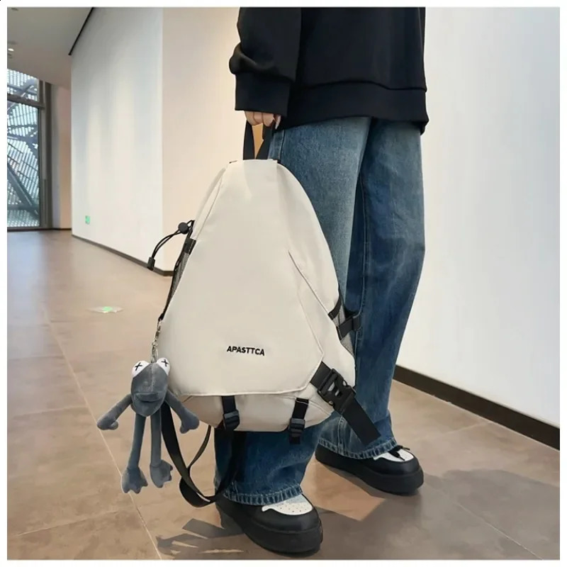 Luggage Mens Cross Bag Multi functional Casual Shoulder Backpack Large Capacity Couple Style Bolsa w240813