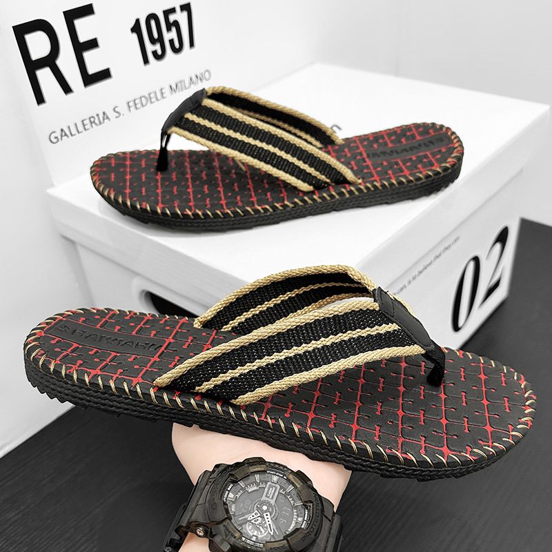 Designer's new Flip men's flip flops outdoor casual sandals indoor shower slippers