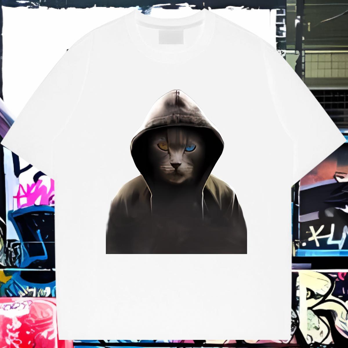 Unisex T-Shirts cute Breathable Crew Neck Hip Hop DIY Printed 230g 100% Cotton Mens Tshirts Designer Fashion Wear