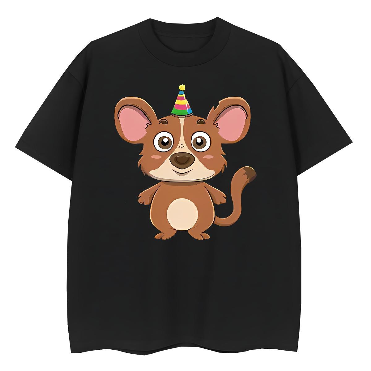 Popular Men Tees Street Casual 230g 100% Cotton Custom Big Size O Neck Short Sleeves mouse T Shirts Men 2024 Designer Clothings