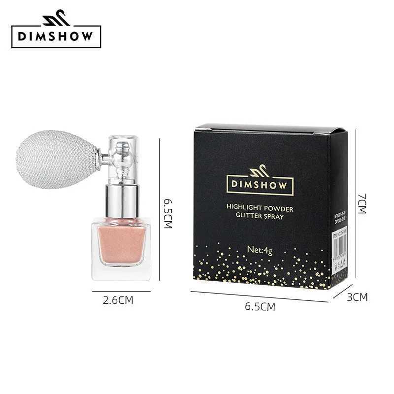 DIMSHOW multi-color bright flash spray high gloss silk powder body spray high gloss powder W240812