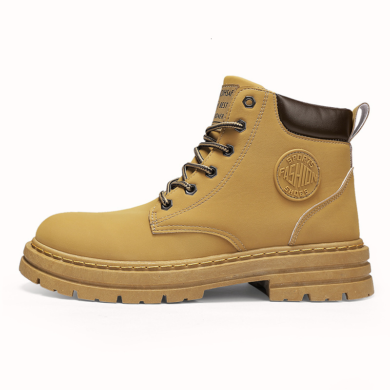 Ddmyoutdoor Martin Boots Spring New Anti Slip Waterproof High Fashion Men S Wear Resistant Labor Protection Work Clothes Short Outdoor Shoes