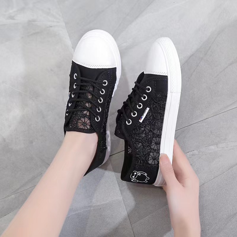 Ddmysports Ddmysports Spring And Summer Ollow Mesh Student Canvas Shoes Breathable Casual For Women S Outdoor OUTDOOR