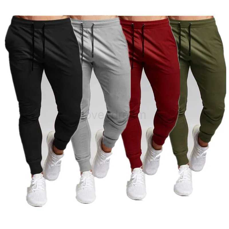 Casual Pants Mens Jogger Sweatpants Large Size Elastic Waist Sports Casual Trousers Loose Fitness Clothes Spring Thin SectionXJ240813