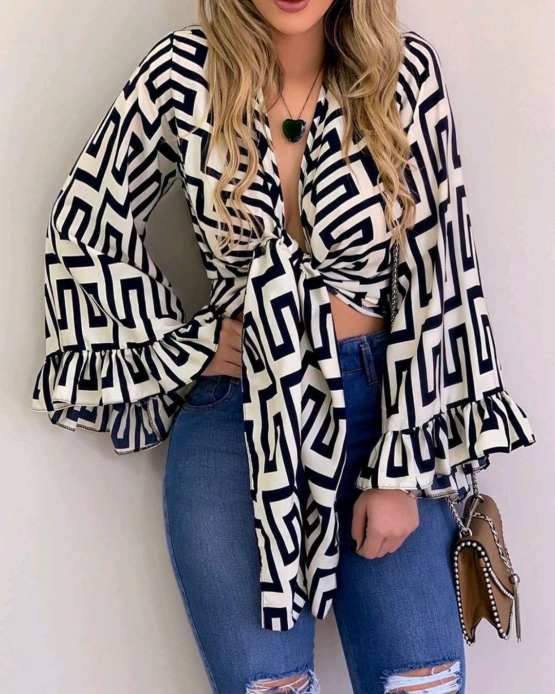 New Summer Designer long sleeved shirt women's shirt women's shirt top