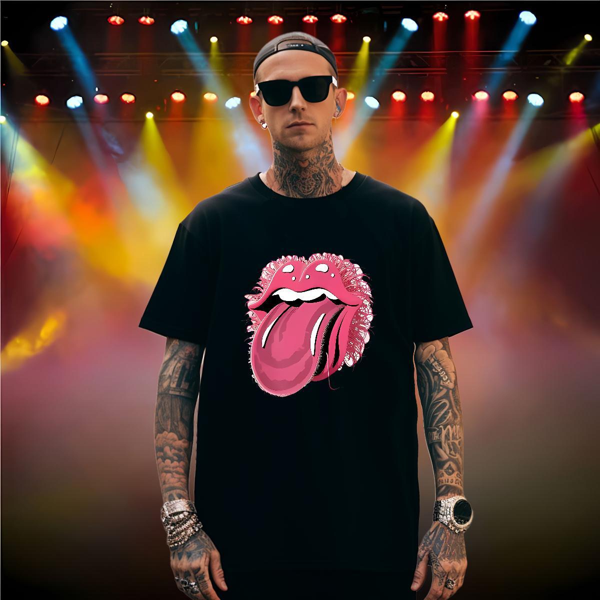 Soft mouse T-Shirts for Men Beach Men Clothes T-Shirt 230g Pure Cotton New Arrival Short Sleeve Soft Customized Clothings