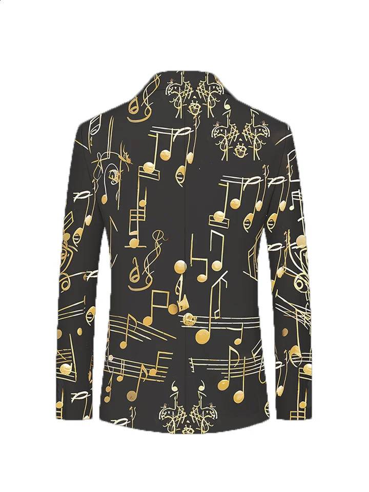 Color Pattern Mens Fashion Art Trend Outdoor Casual Dress Party Top 240812