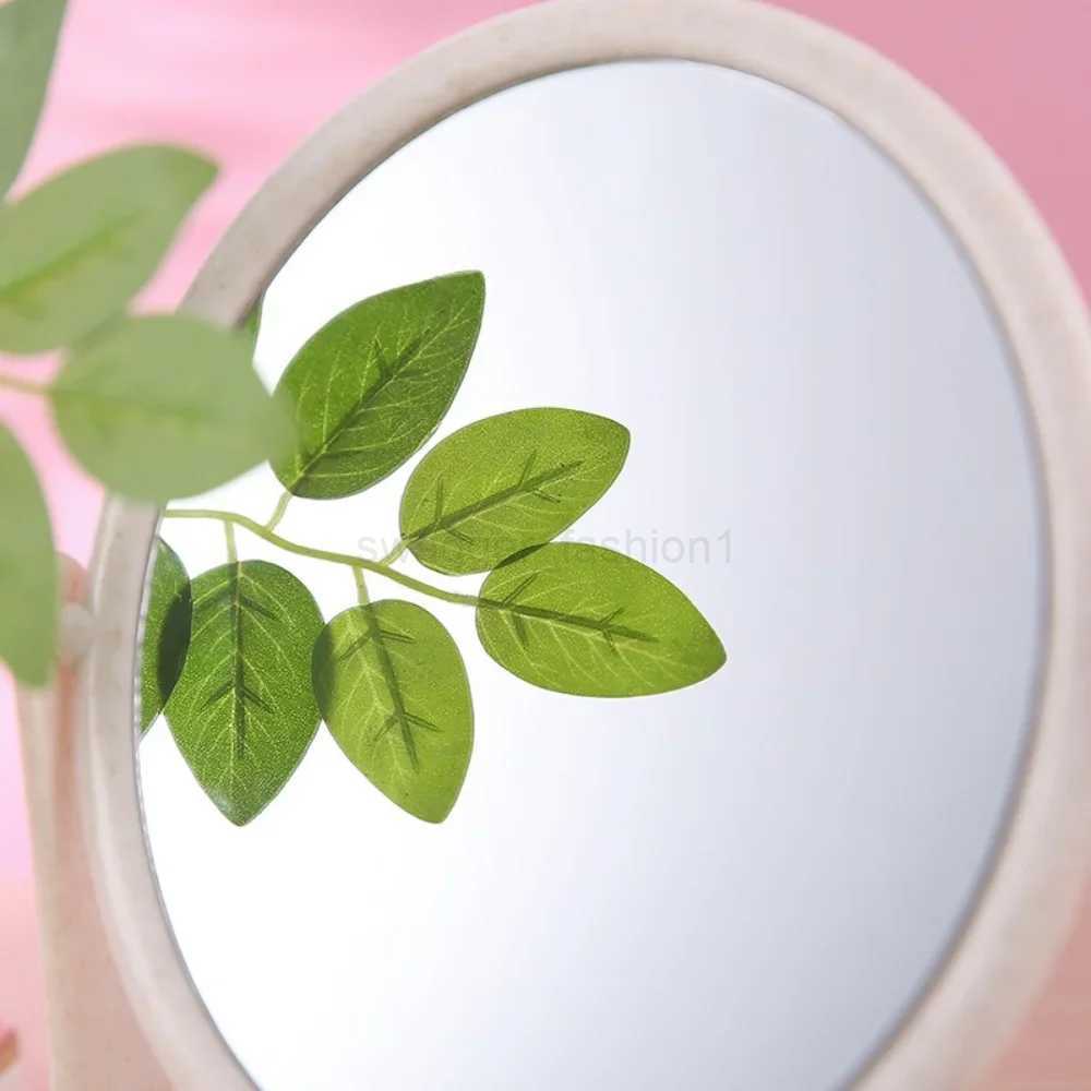 Classic Custom Double Sided 360 Degree Rotating Colorful Magnifying Makeup Personalized Round Desktop Plastic MirrorXJ240813