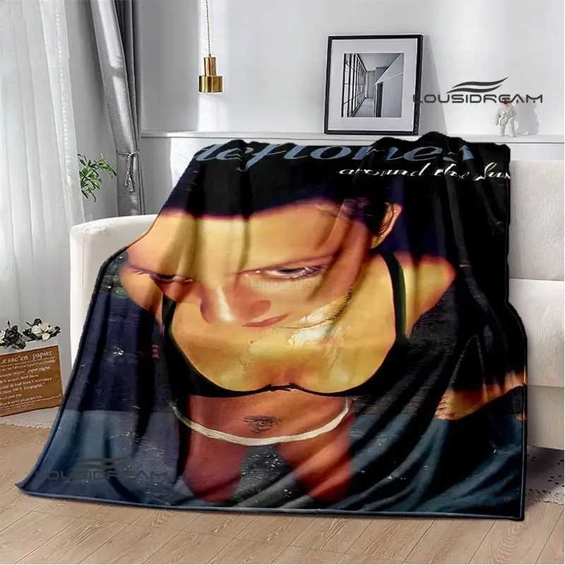 Deftones band printed blanket kids blanket flannel soft cozy blanket home travel blanket birthday gift decorationXJ240813