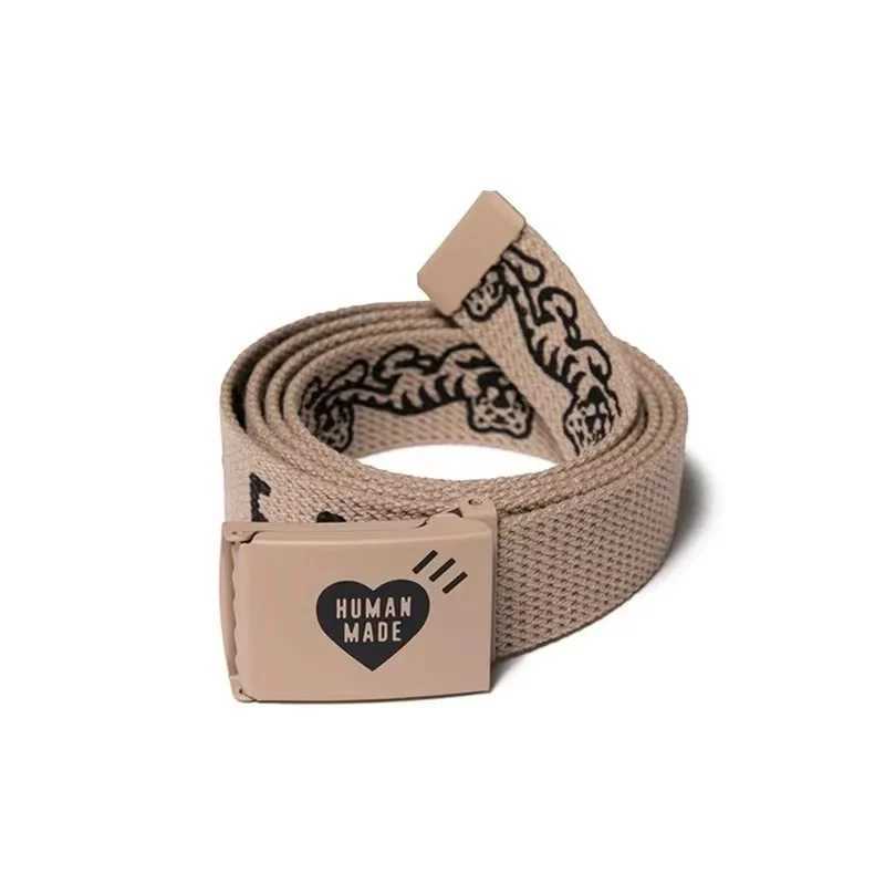 Womens casual canvas belt tiger structure belt girls outdoor belt waist belt cute new high-quality neutral canvas belt W240807
