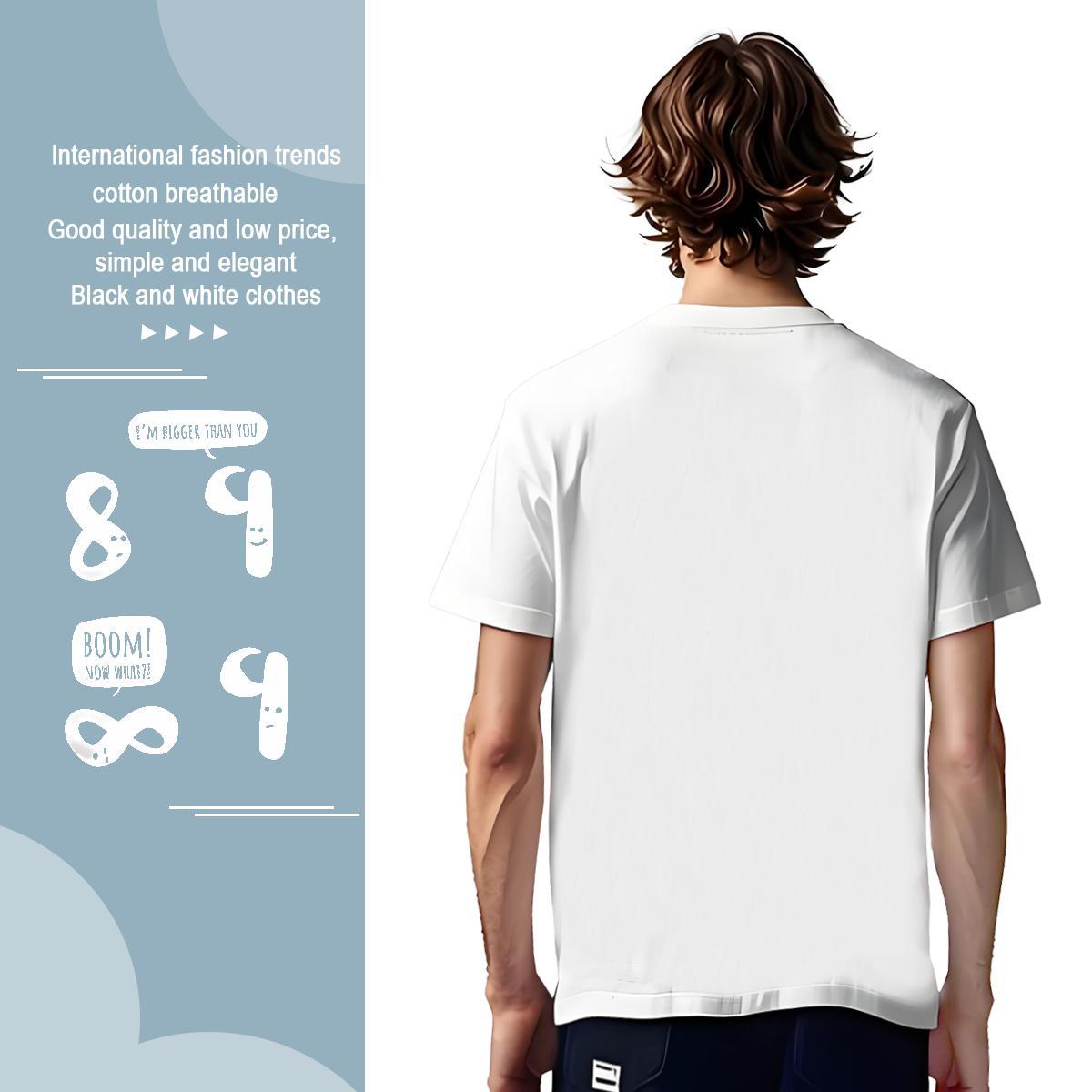 Unisex letter Mens T Shirts Street wear Hip Hop Men Tops Tees 230g 100% Cotton 2024 Short Sleeve O-Neck Oversized 3XL 4XL Clothings