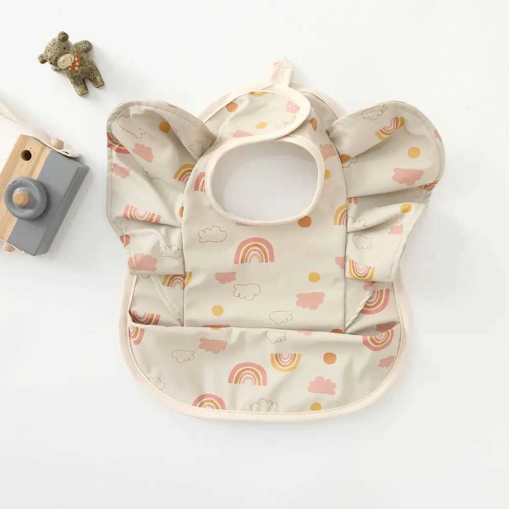 Bibs Burp Cloths Kids Scarf Waterproof Eating Accessories Cartoon Burp Cloths Children Baby Feeding Bibs Baby BibsL4812