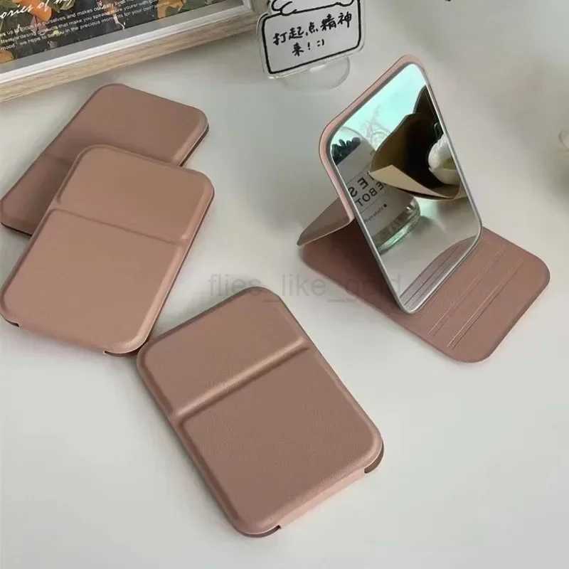 Handheld desktop stand mirror high-definition folding makeup mirror lightweight and easy to carry makeup mirror makeup tools W240813