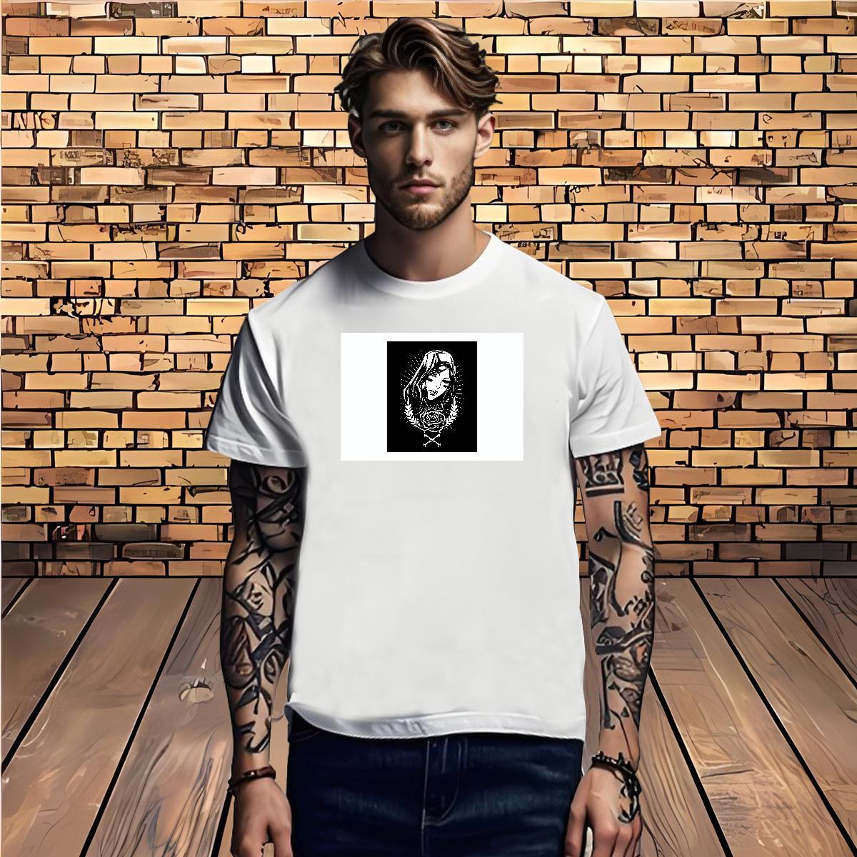T Shirts Men 230g 100% Cotton nun Hip Hop Pure Cotton Custom Print Plus Size Men Clothes T-Shirt Designer Loose Fit Tops Shirt